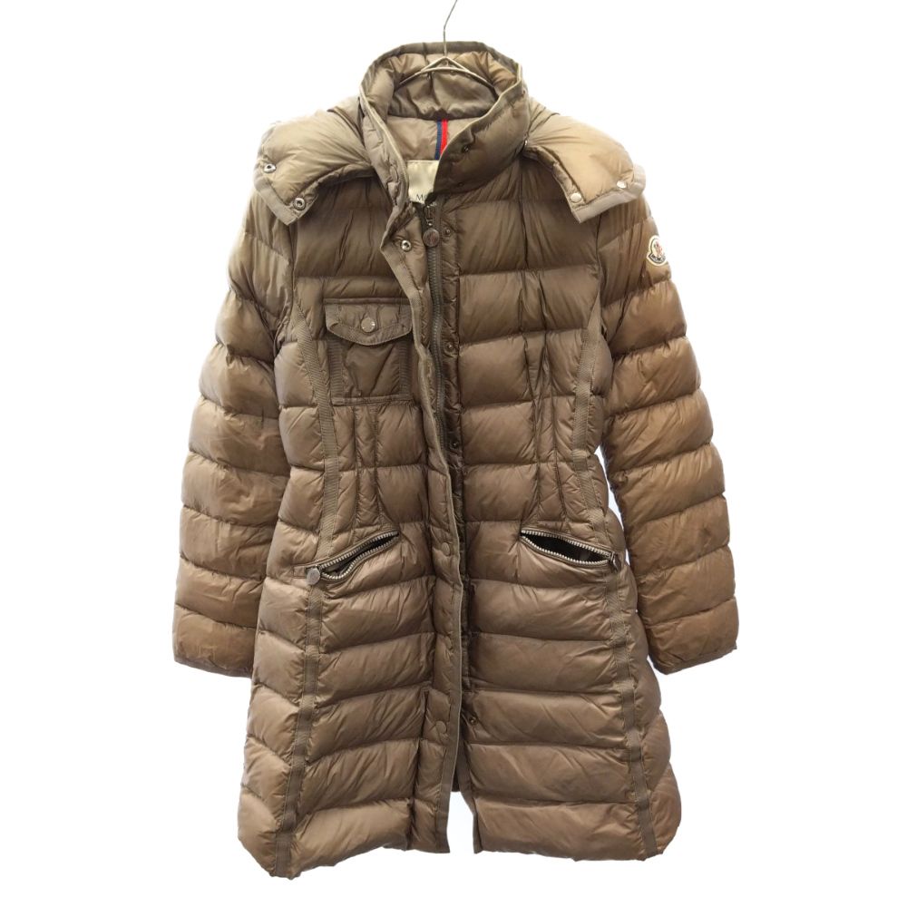 MONCLER (モンクレール) HERMINE エルミンヌ ナイロンロングダウン ...