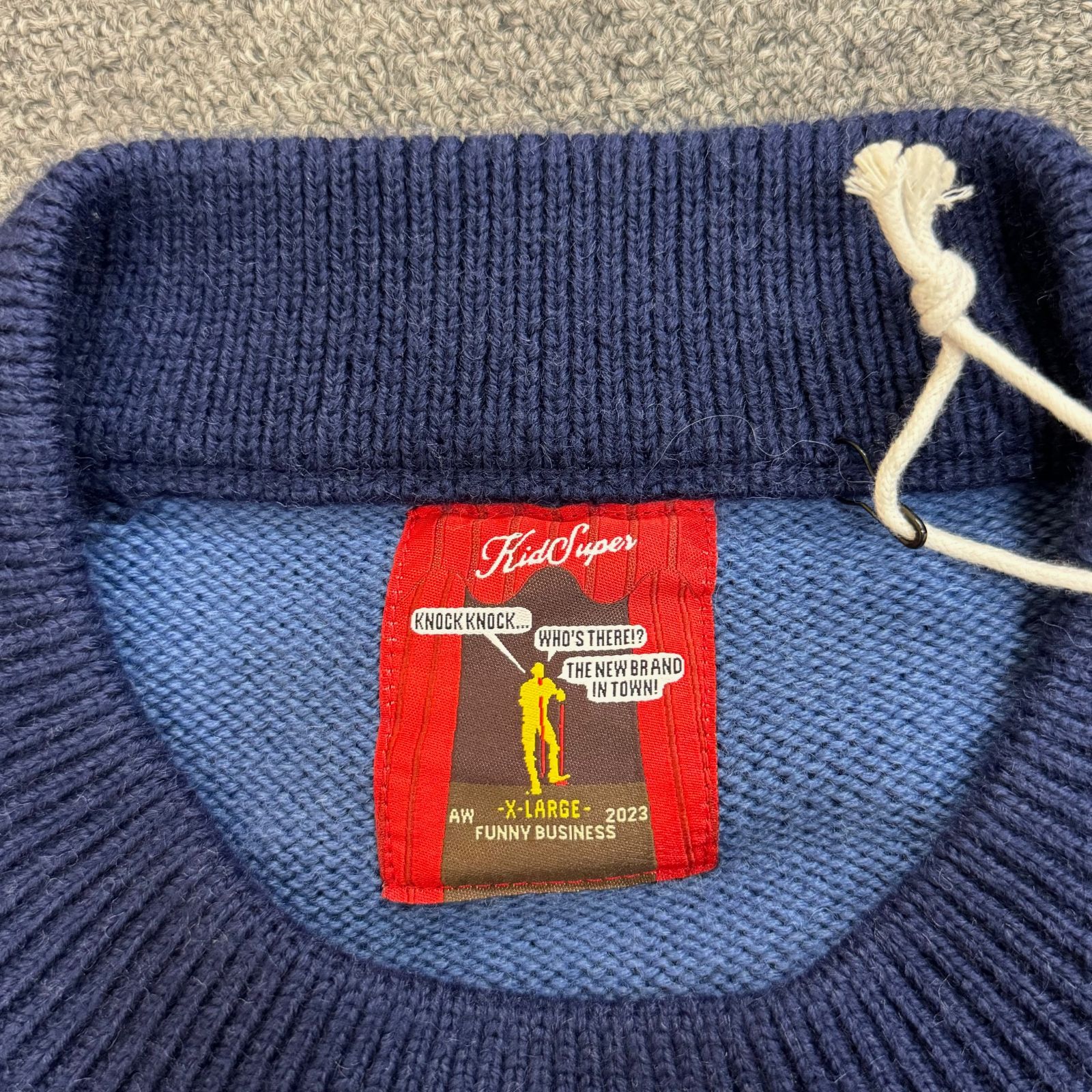 新品 KidSuper AW23-SW-05 SILHOUETTE OF WOMAN SWEATER クルーネック 