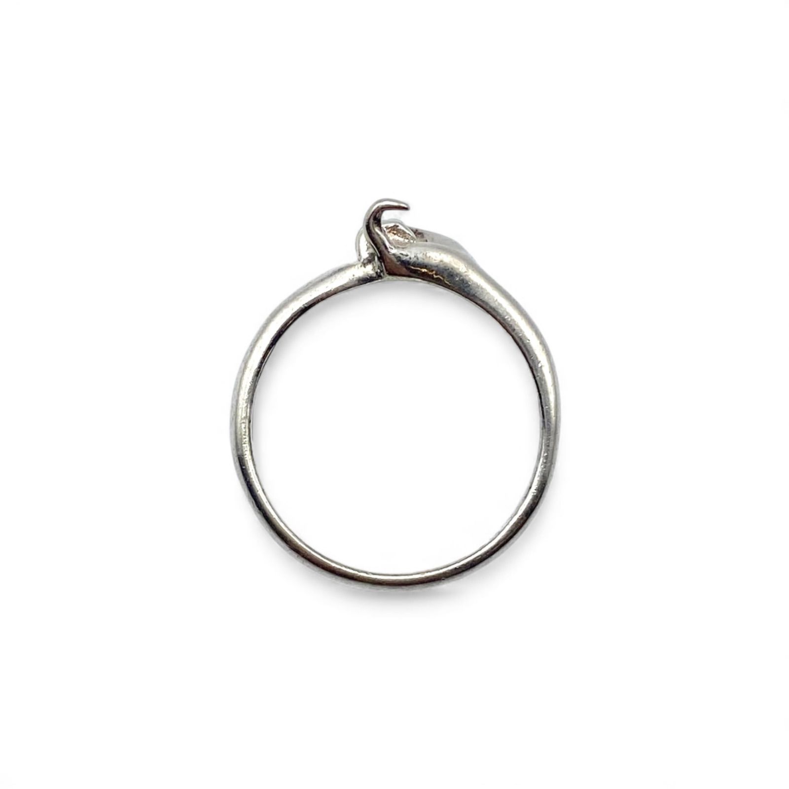 約束の形】ピンキーリング Silver 刻印 00s Vintage Design Ring 