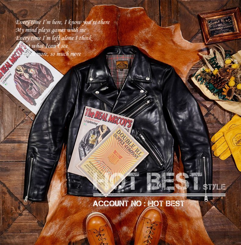 USA製 Schott 牛タグ ショット シングルライダース 44 LONG schott