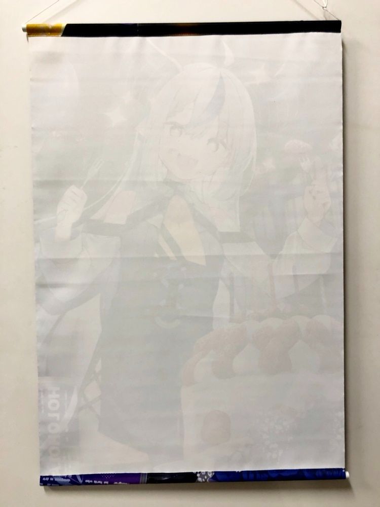 ホロライブ 27. ラプラス・ダークネス 誕生日記念2022 B2タペストリー カラス 2WAYネックピローセット 【現状品】 ラプラス・ダークネス 誕生日記念2022 フルセット