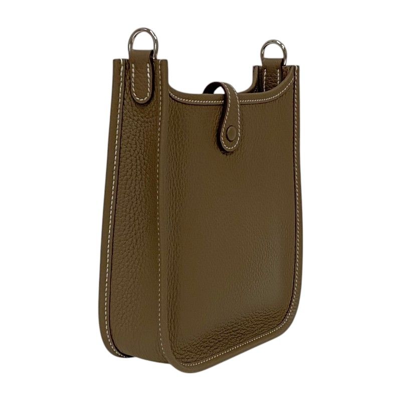 エルメス HERMES エヴリンTPM W刻 エトゥープ シルバー金具 トリヨン  