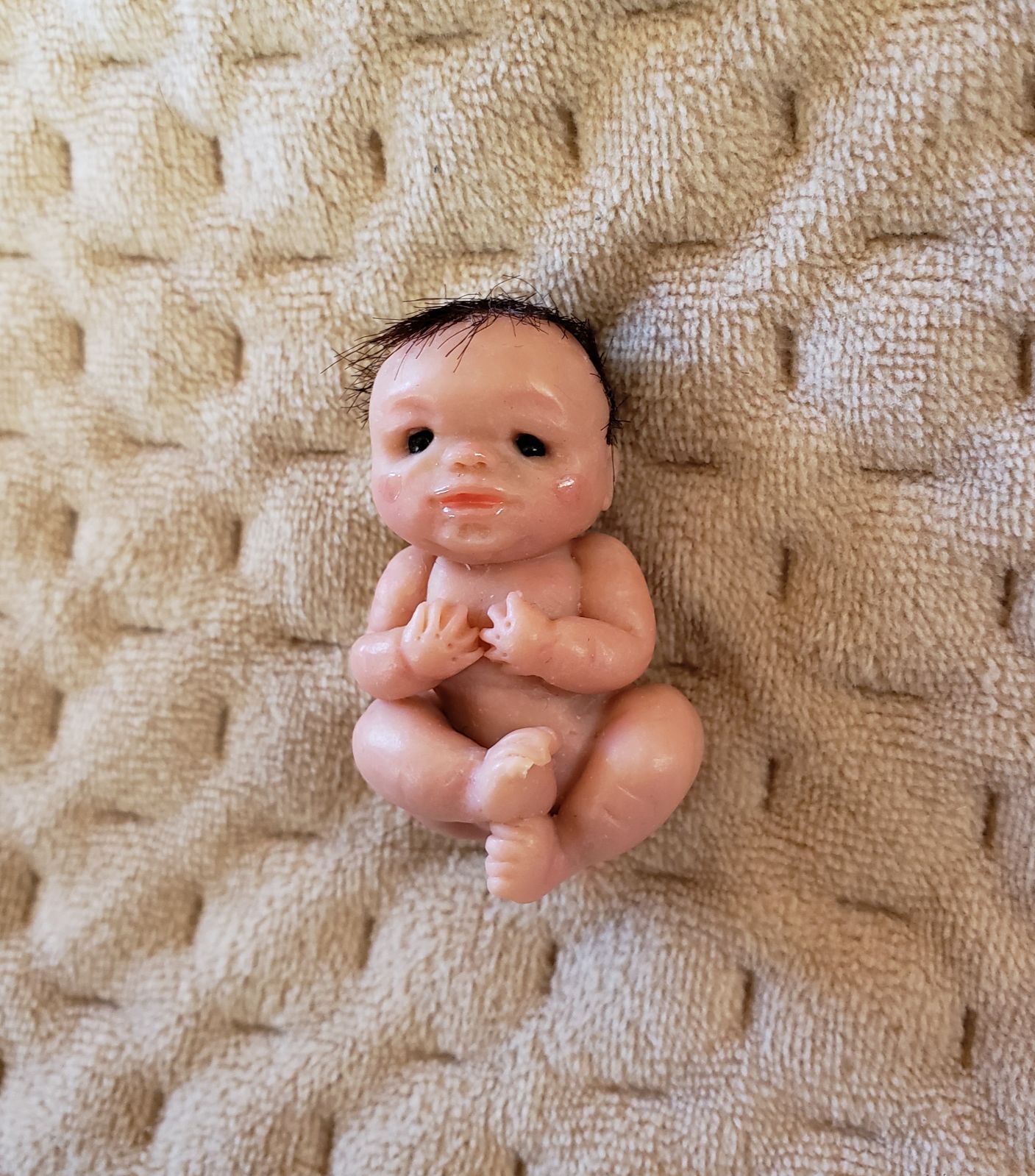 樹脂粘土ベビー赤ちゃん人形ぷにぷにボディ創作ドール - おもちゃ/人形