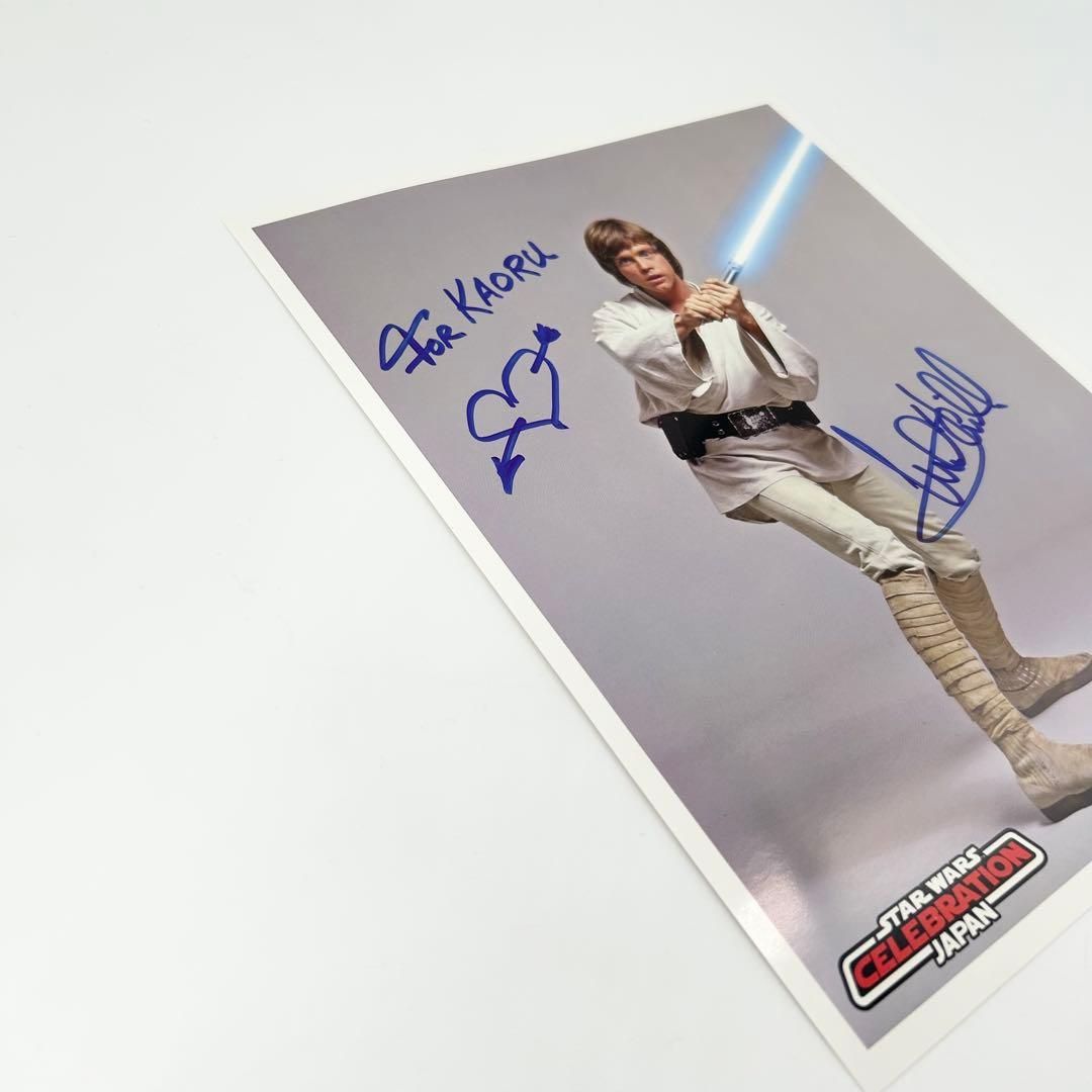 STAR WARS ルークスカイウォーカー マークハミル サイン入りカード