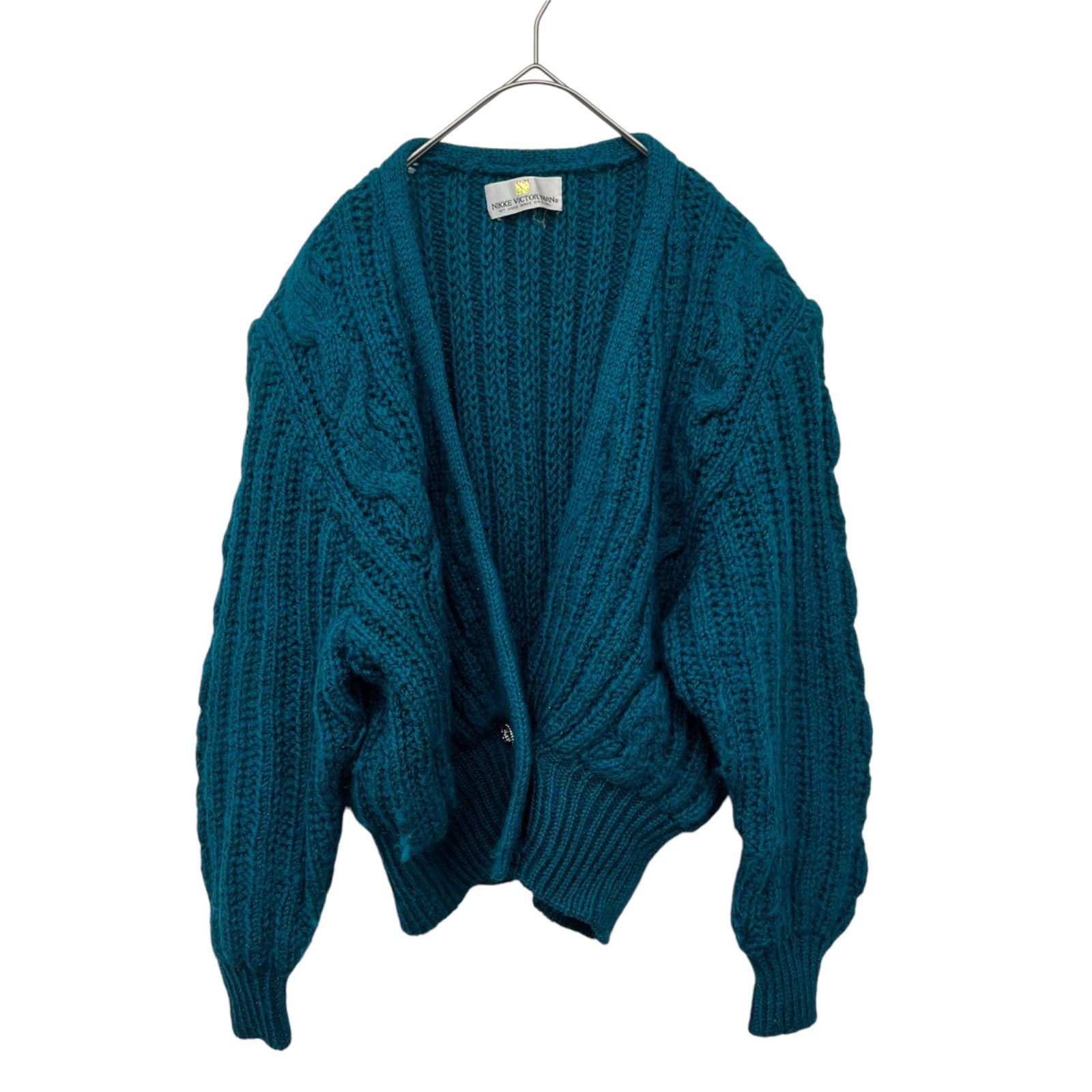 NIKKE VICTOR YARN 手編みカーディガン Nikke victor yarn 手編みカーディガン ニットカーディガン