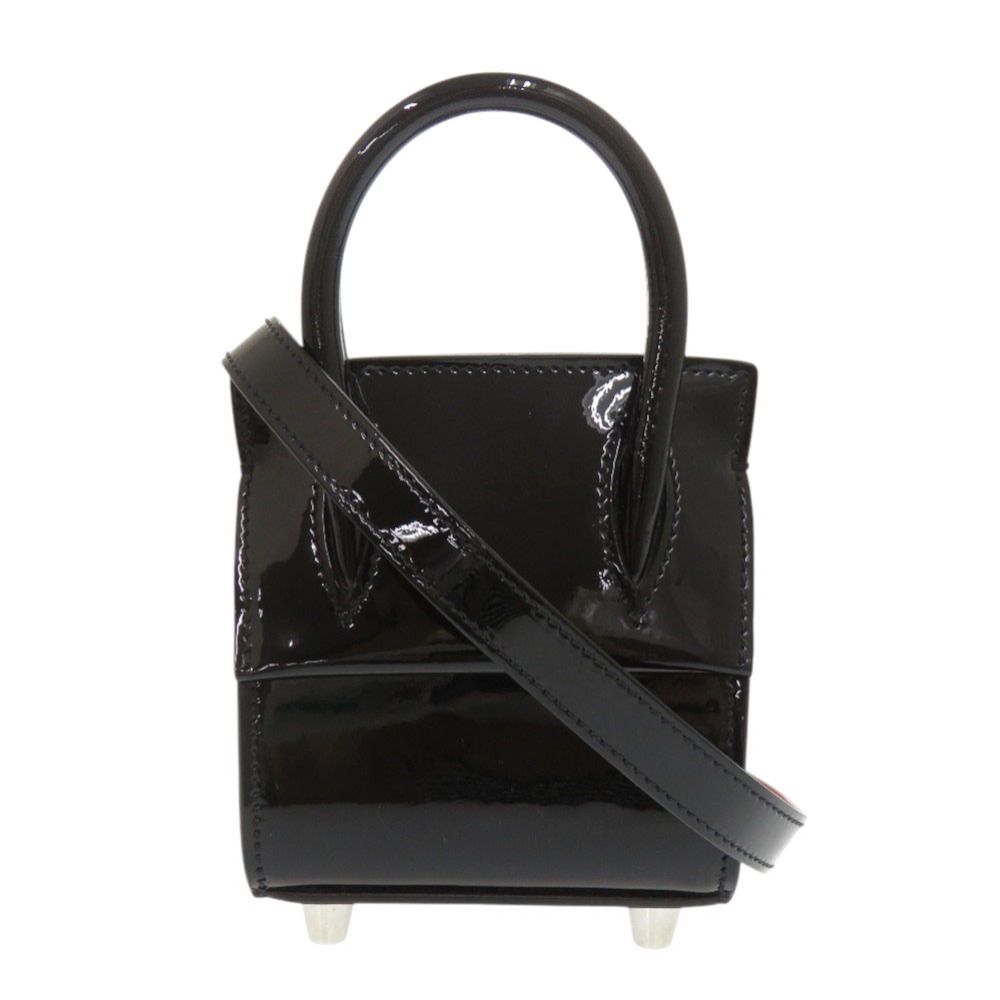 クリスチャンルブタン パロマ ナノ 1215050 パテントレザー ブラック 2WAY ハンドバッグ ショルダーバッグ 0279 Christian Louboutin