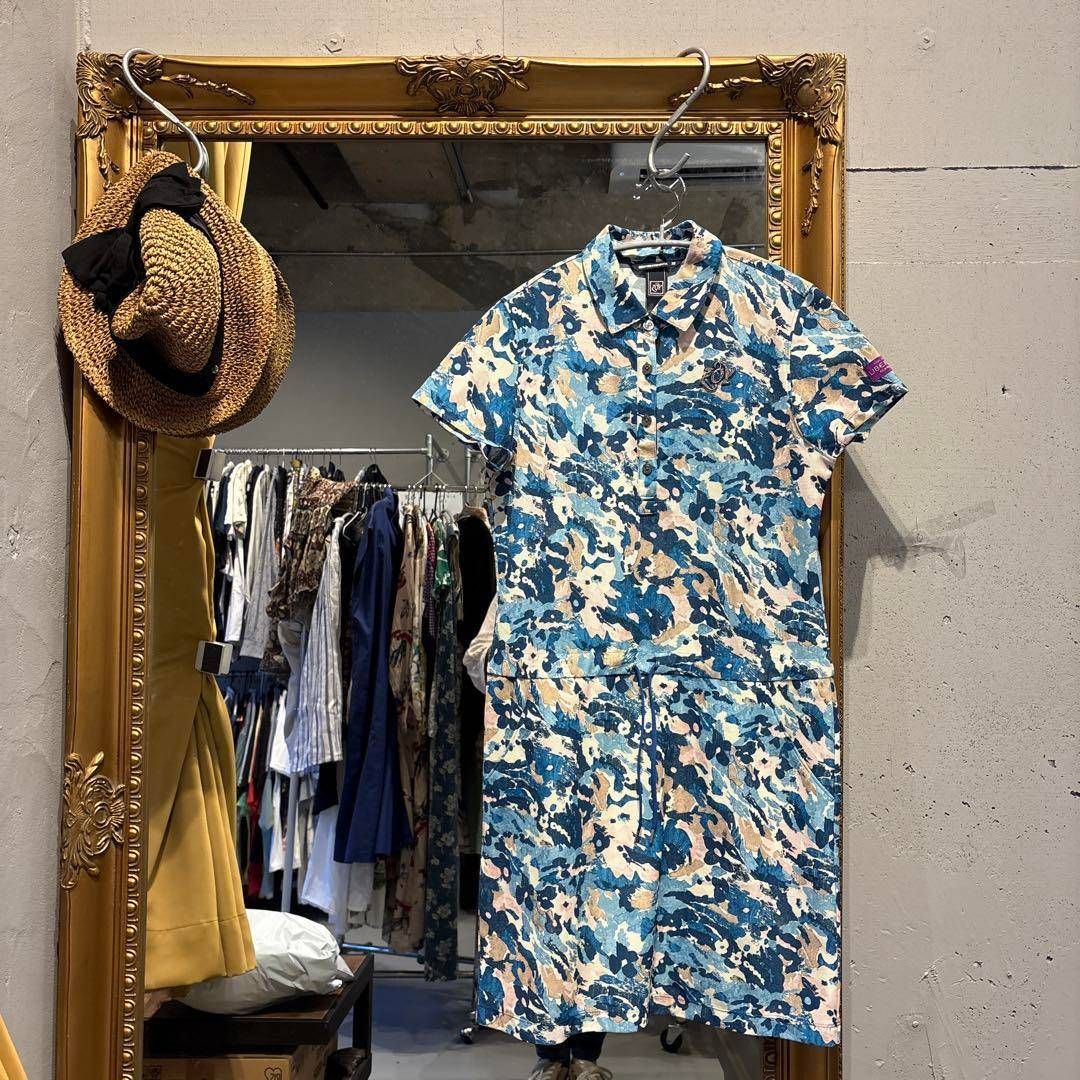 zoy リバティ LIBERTY ゴルフ 花柄 ワンピース シャツ 半袖
