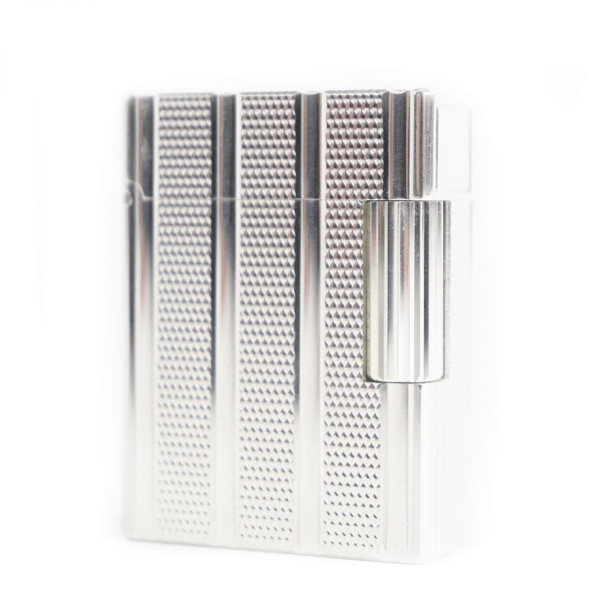 極美品□S.T.Dupont/エステーデュポン ライン1 ショート ストライプ柄 