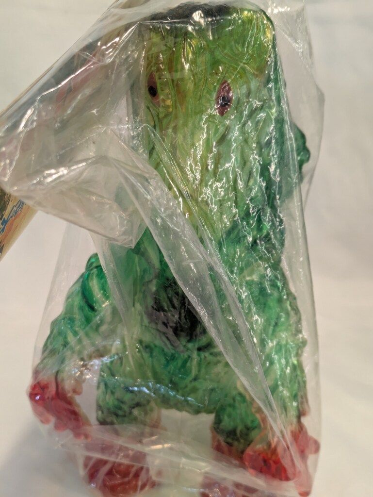 M1号 世紀の大怪獣ブルマァクの怪獣シリーズ ヘドラ(クリア成型/緑 赤