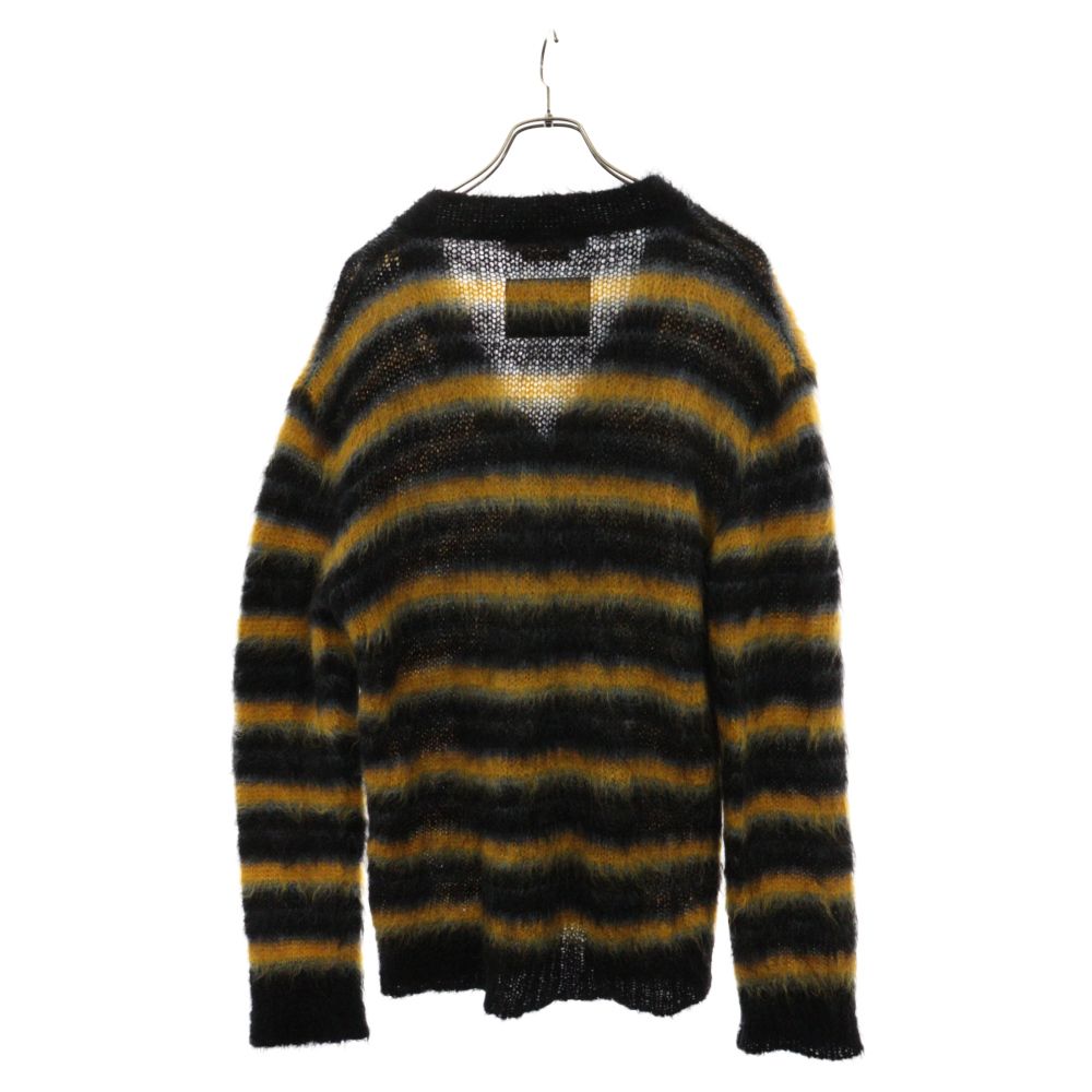 MARNI マルニ 21AW V-NECK MOHAIR CARDIGAN モヘア混Vネック ボーダー柄 カーディガン マルチ CDMG0051Q0 MARNI (マルニ) 21AW V-NECK MOHAIR CARDIGAN モヘア混Vネック