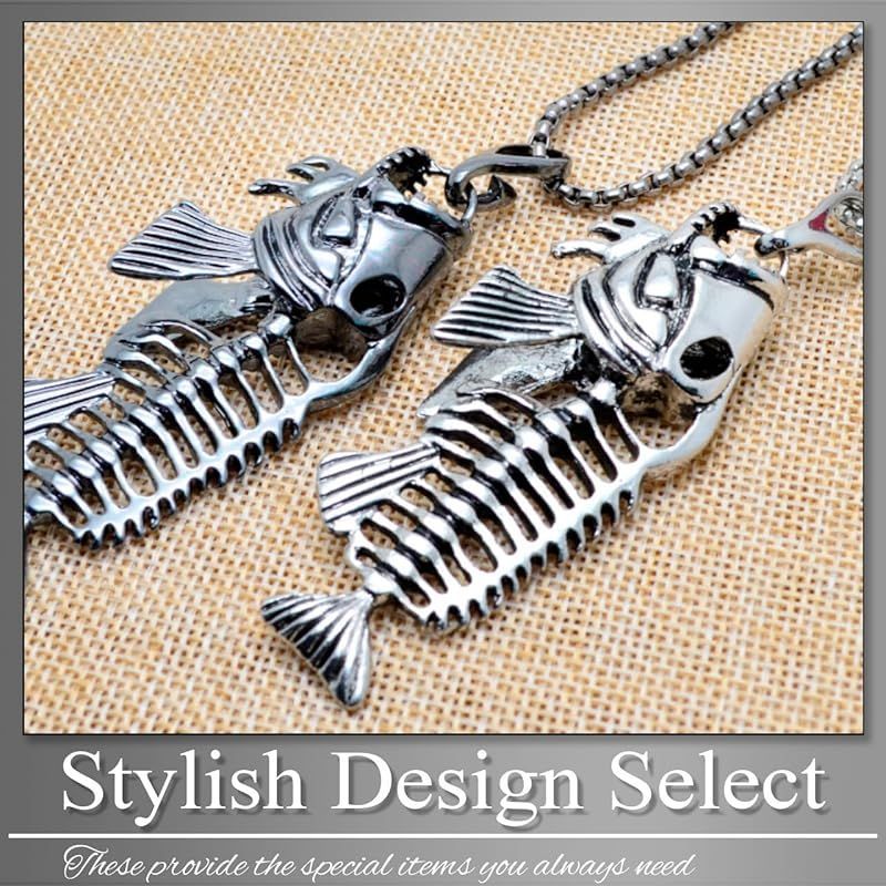 バズ セレクション] ネックレス ペンダント 魚 シーラカンス