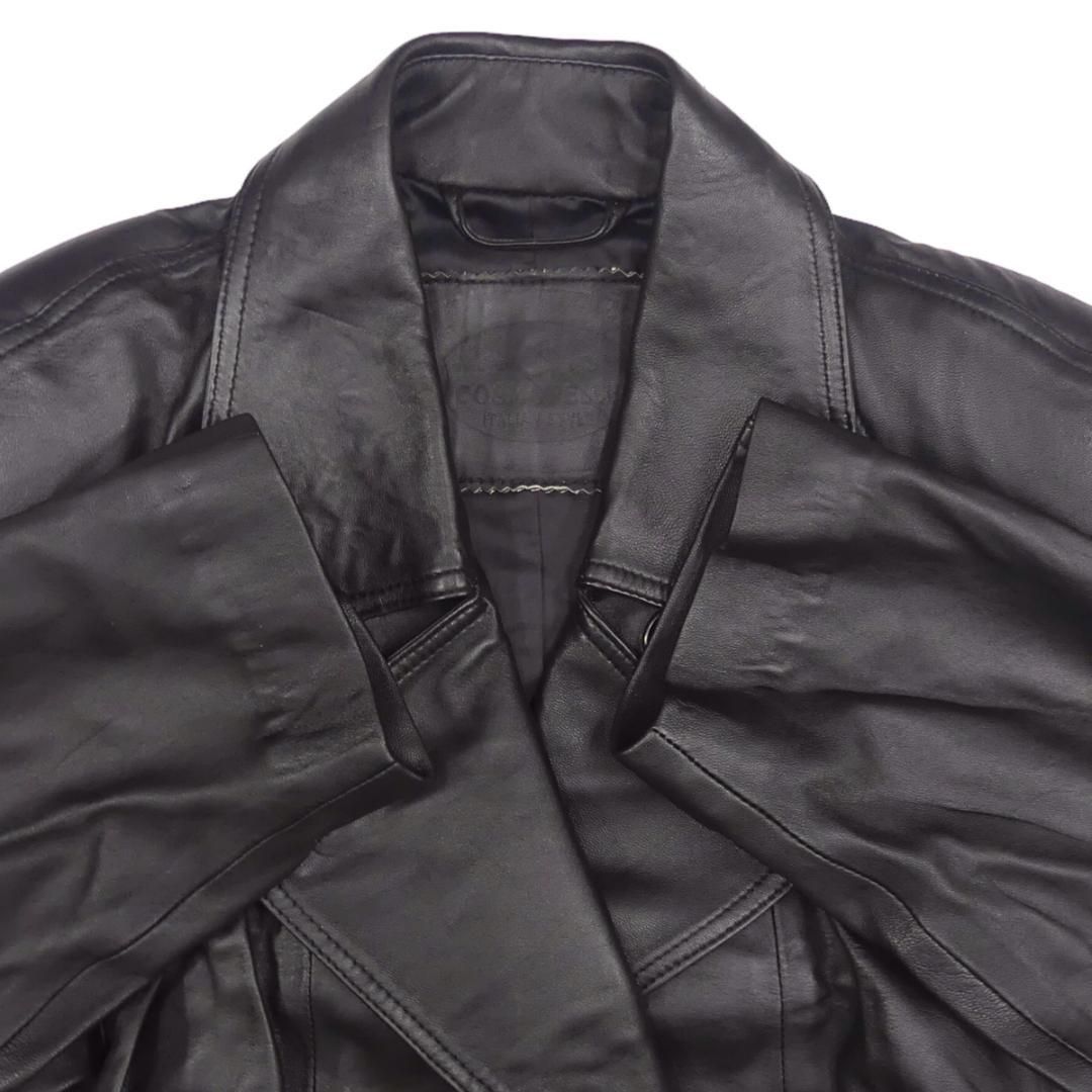 トルコ製 レザートレンチコート 本革 コスモペレ メンズ ロングコート  