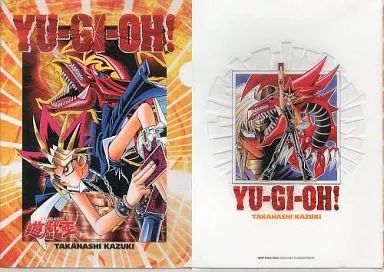 武藤遊戯　クリアファイル クリアファイル 不動遊星＆武藤遊戯＆遊城十代 「遊戯王