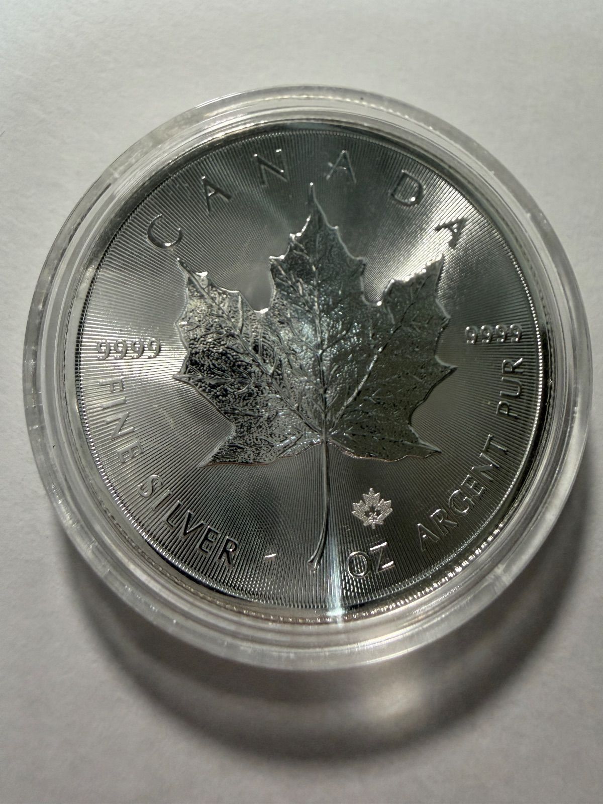 春 カナダメープルリーフ銀貨2025年 1オンス銀貨