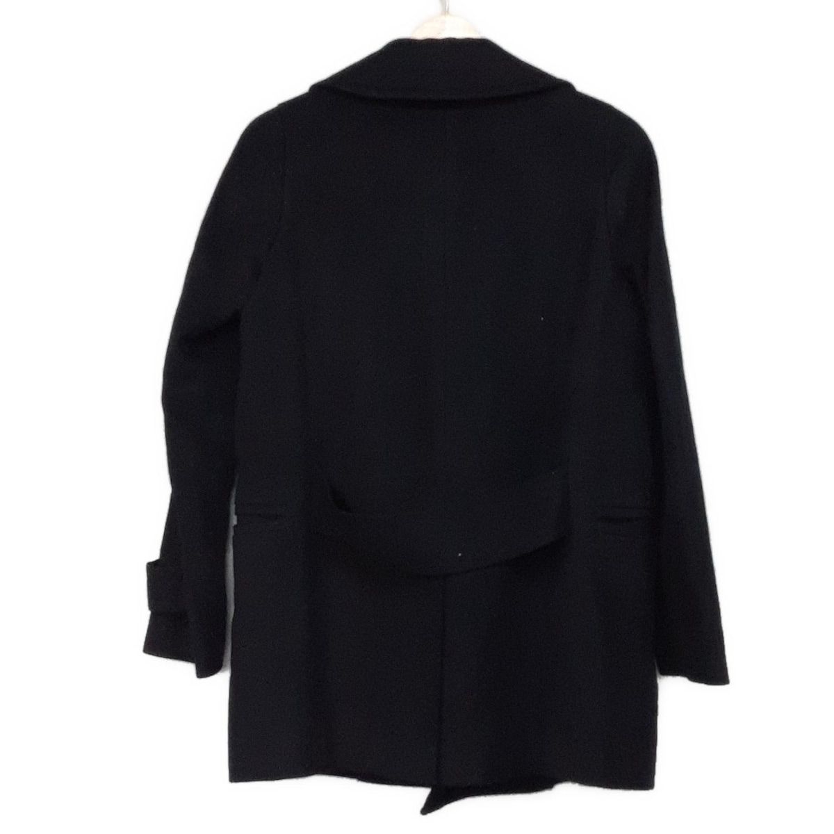 美品★Drawer ドゥロワー コート　38 ウール　アルパカ混　ブラック Drawer(ドゥロワー) コート サイズ38 M レディース美品 - 黒 長袖/秋