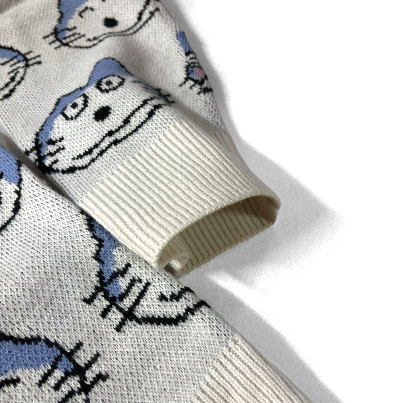 美品】graniph グラニフ 11ぴきのねこ スマイル ニットセーター