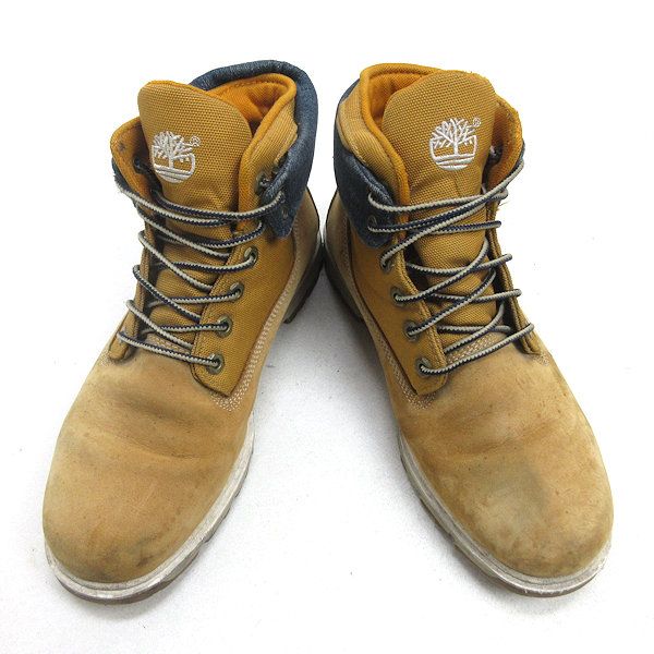 Q■【 8 M 】ティンバーランド/Timberland A181N ロールトップブーツ■サンドMENS/37 【中古】