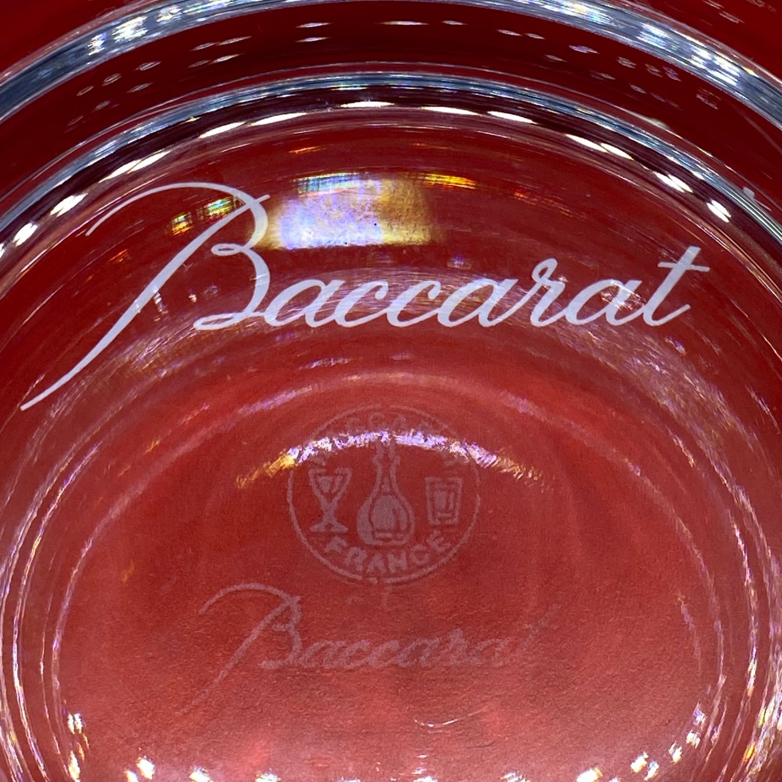 値下げ！ 未使用品 Baccarat バカラ ベガ ロックグラス 2007年 中日