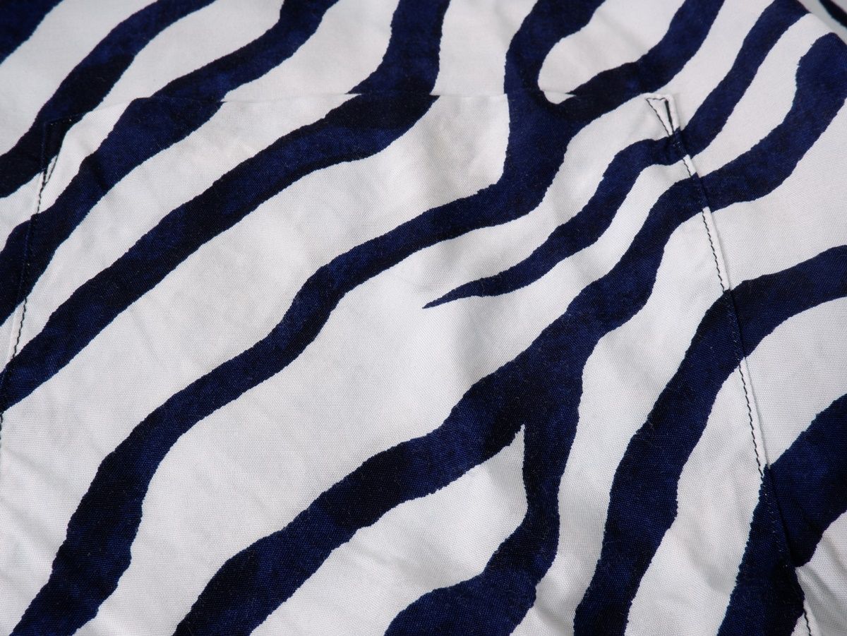 SUNSEA Zebra GIGOLO Shirt ゼブラ ジゴロシャツ SUNSEAサンシー ZEBRA GIGORO SHIRT オープンカラーゼブラジゴロ