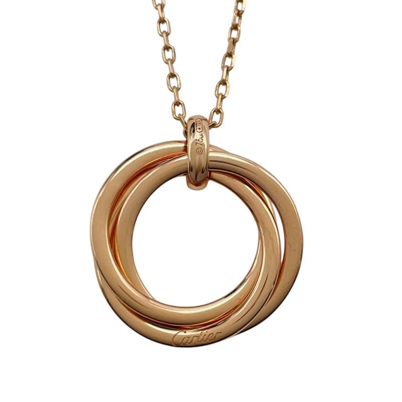 カルティエ Cartier トリニティダイヤネックレス ピンクゴールド 750 ジュエリー