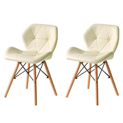 【アイボリー4脚】イームズチェアー ダイニングチェア クッション PU 正規品 アイボリー4脚】イームズチェアー ダイニングチェア クッション PU 正規品