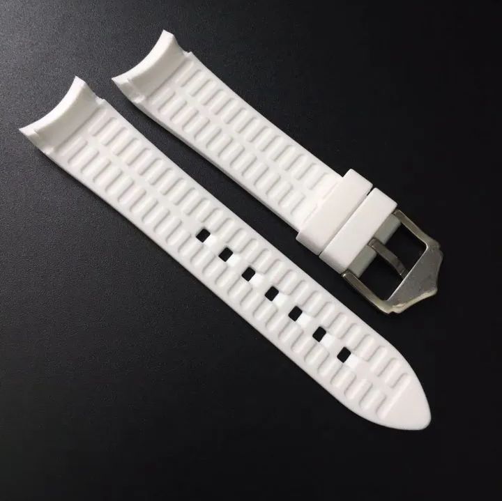 腕時計 交換用 社外品 シリコン ラバーベルト 20mm カーブエンド
