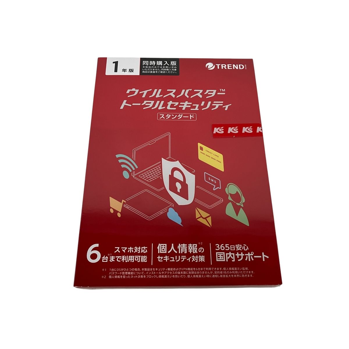 ウイルスバスタートータルセキュリティ スタンダード 1年版