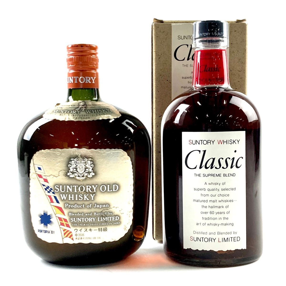 古酒 サントリーオールドウイスキー特級 水墨画鯛 43% 760ml 酒の細井 / サントリー オールド 水墨 鯛ラベル ウイスキー 特級 760ml 43%