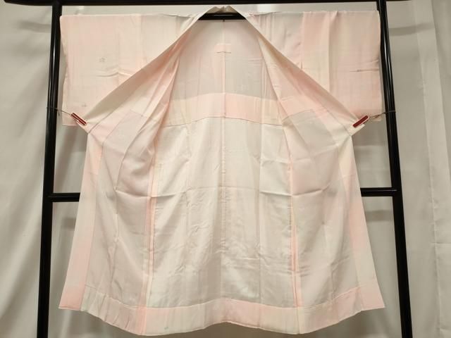 美品 正絹 長襦袢 袖無双 着物 上品 118㎝ 半衿付 横幅たっぷり 濃い