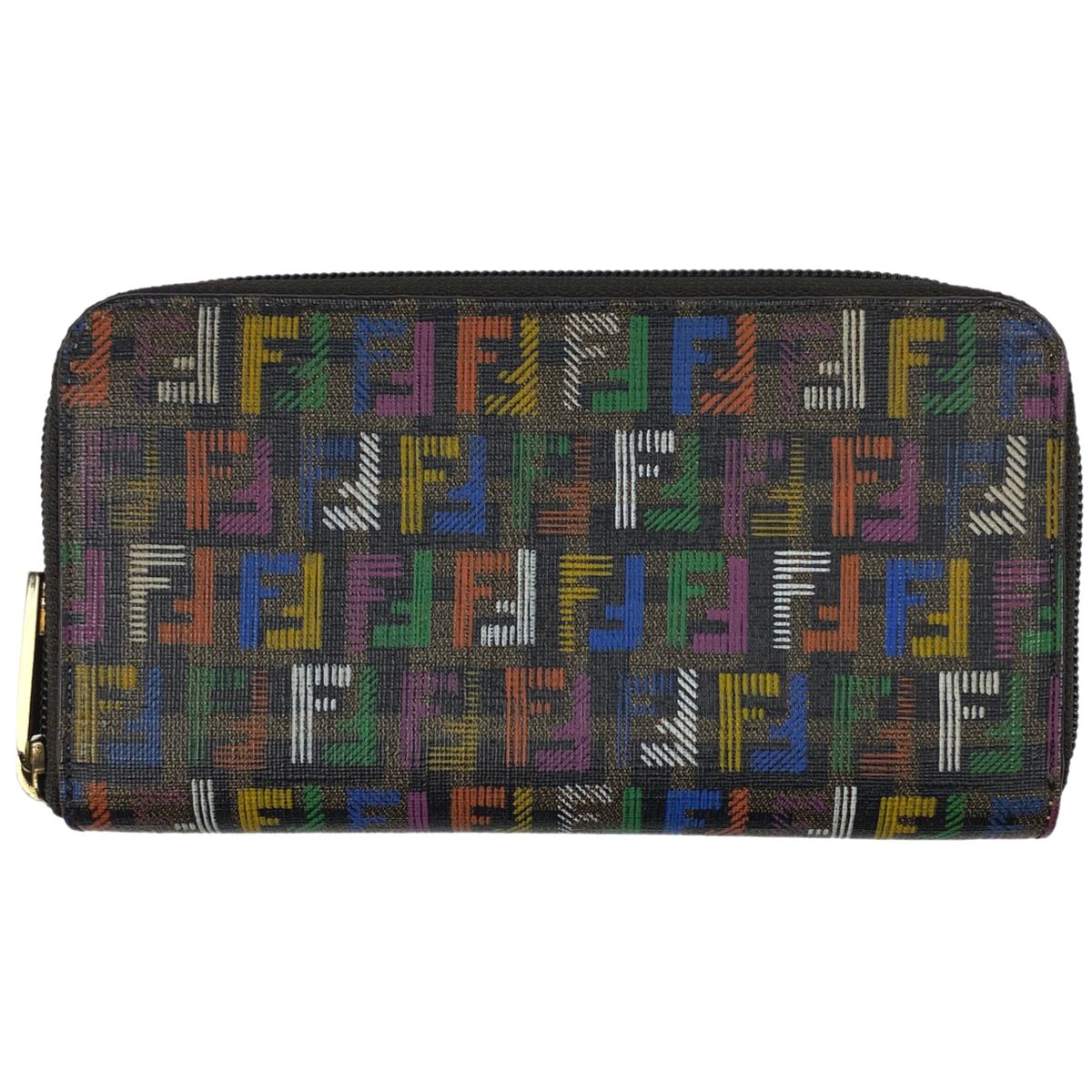 本物■フェンディ■ズッカ柄/ズッキーノ/ロングジップウォレット/ファスナー長財布 本物□フェンディ□ズッカ柄/ズッキーノ/ロングジップウォレット