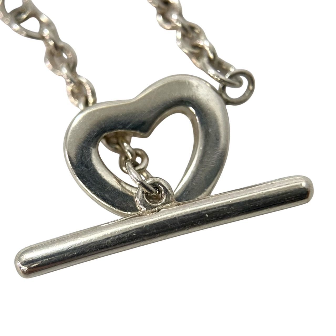 TIFFANY&Co.】ハートリンク ラリアット ブレスレット SV925 SILVER