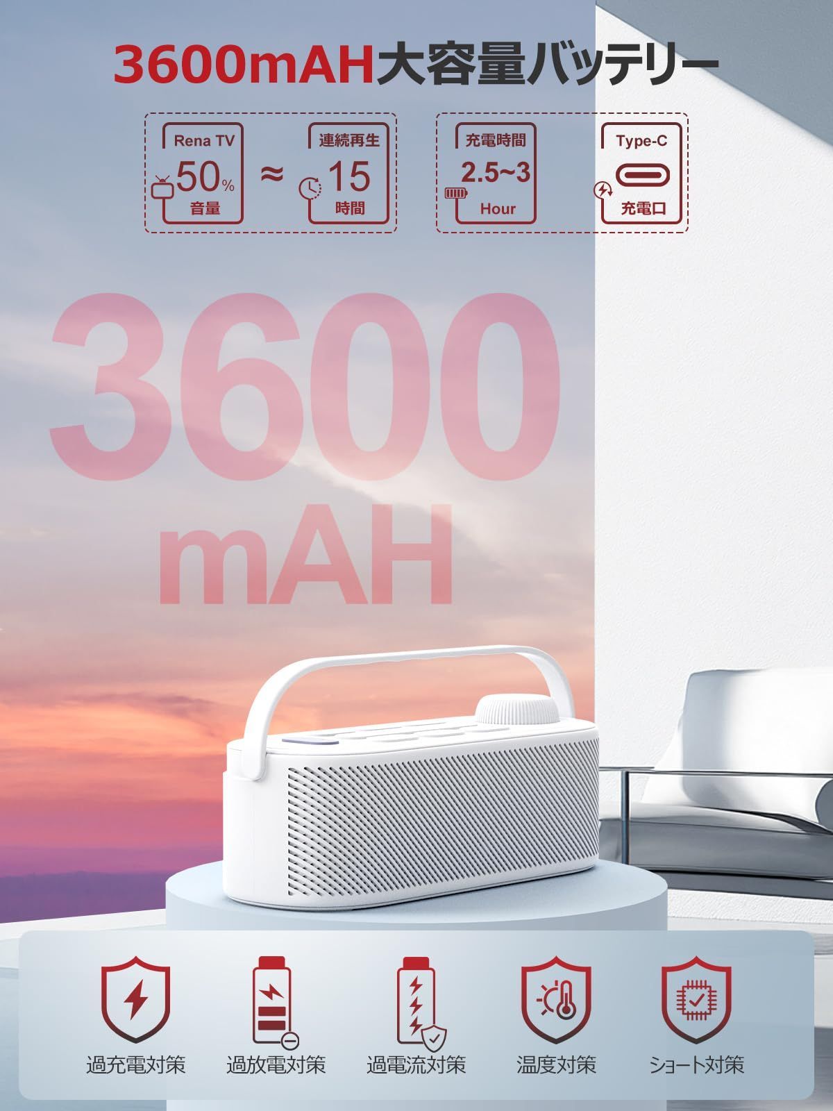 Youon Pro スピーカー 20W ホワイト Amazon.co.jp: 【家族の音量争いに終止符・Youon Proお手元スピーカー