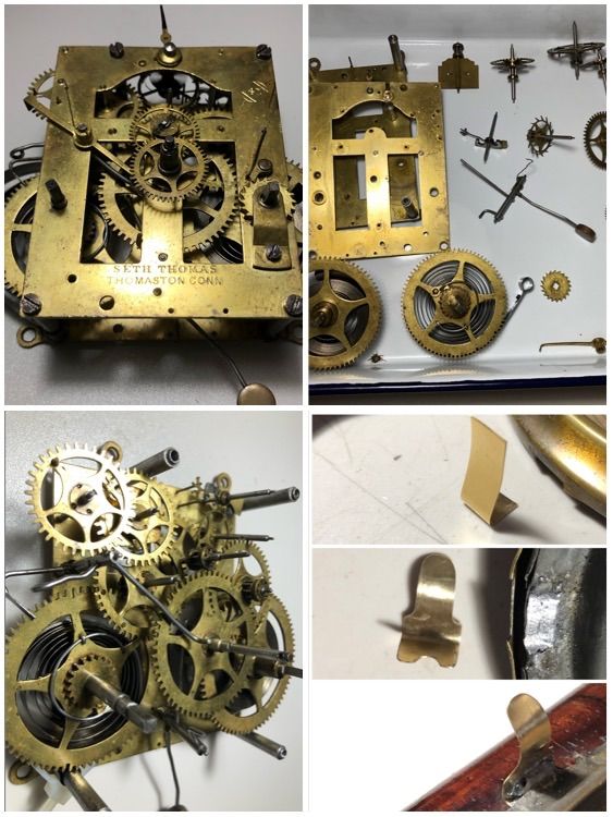 明治期 アメリカ製 セストーマス 八角船時計 オーバーホール済み 稼働品