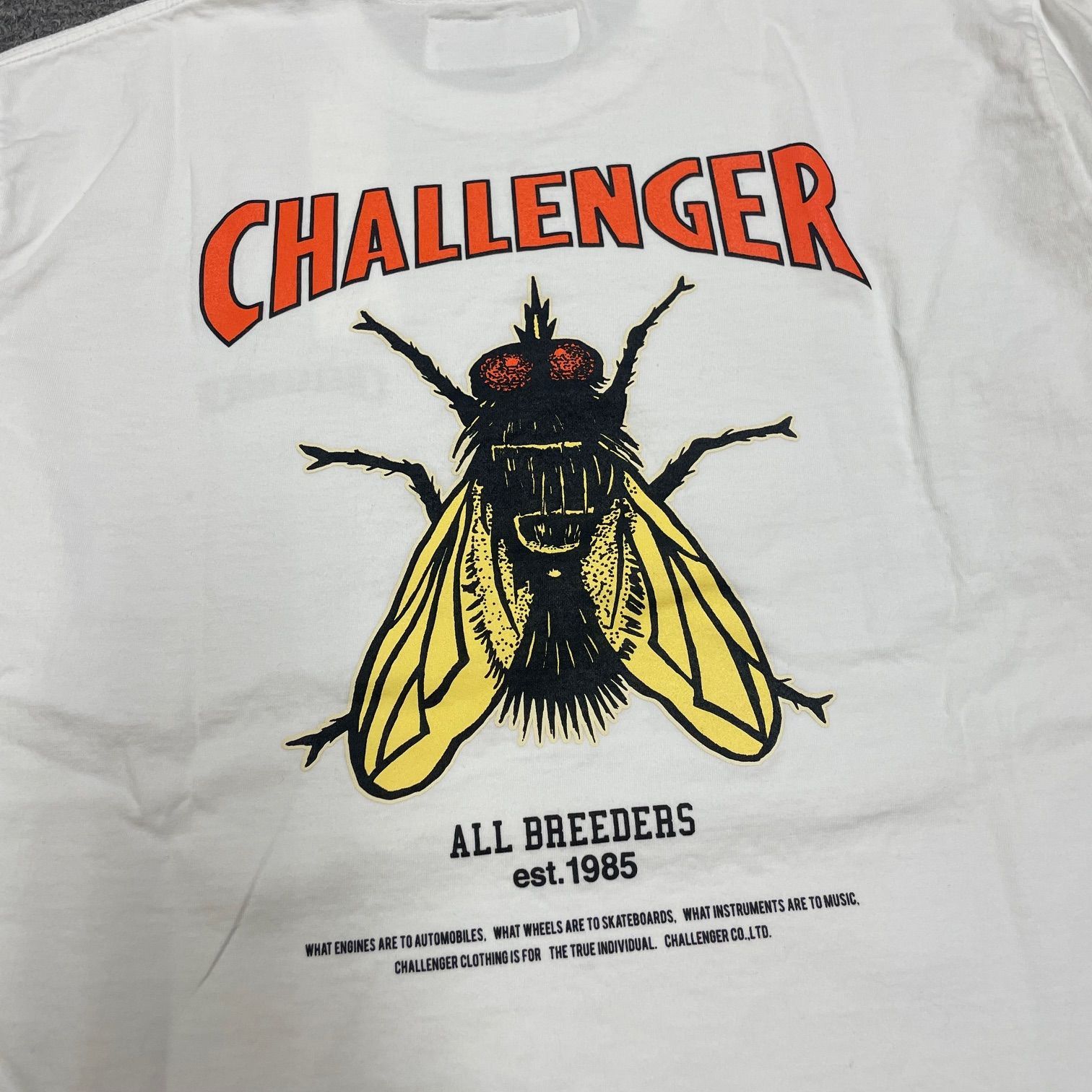 L CHALLENGER チャレンジャー L/S HIBISCUS TEE WH CHALLENGER ⁄ L⁄S