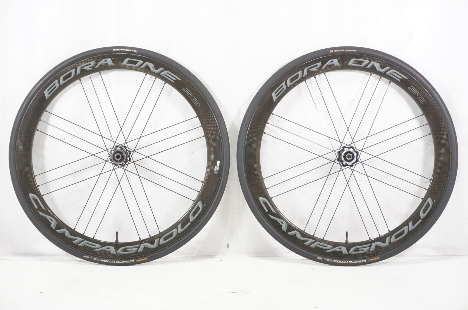 CAMPAGNOLO BORA ONE 50 DB TU シマノ11S Campagnolo Bora One 50 Carbon Tubular Disc Brake Wheelset