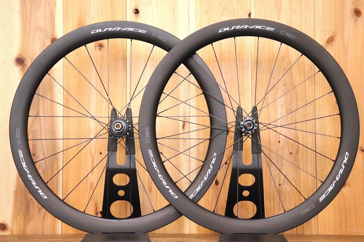 シマノ SHIMANO デュラエース DURA-ACE WH-R9270 C50 TL カーボン チューブレスレディ ホイールセット シマノ 12S  【芦屋店】 - メルカリ