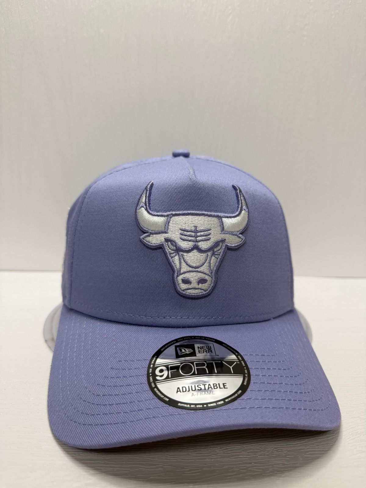 Newera シカゴブルズ 6×チャンピオンズ 9forty A-FRAME スナップバックキャップ パープルカラー
