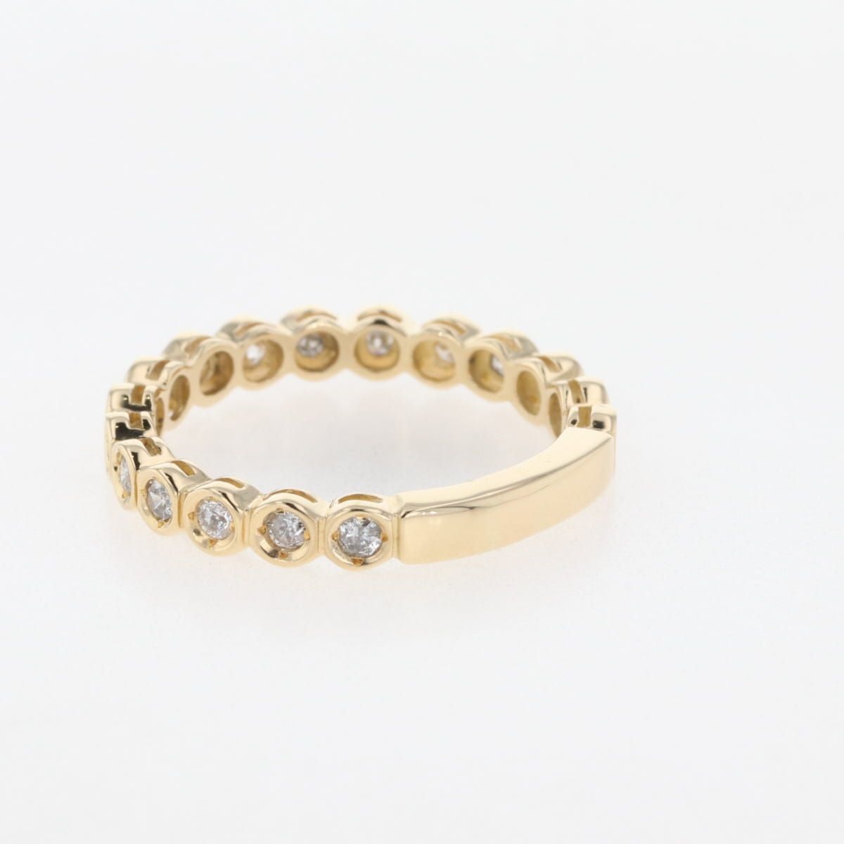 K18 リング ダイヤ 天然石 ストーン 12.5号サイズ デザインリング K18 ダイヤ0.06ct 12.5号 約4.8g 12 ジュエリー