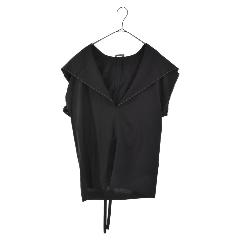 dior homme フード付きブラックベスト　　サイズ46 DIOR HOMME（ディオールオム）中古・古着オンライン通販