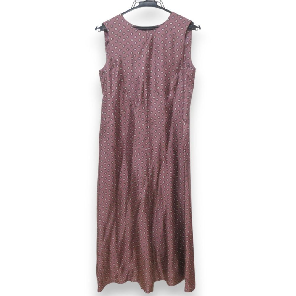 美品 'S Max Mara エスマックスマーラ シルク100％ 総柄 ノースリーブ