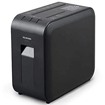 アイリスオーヤマ 静音シュレッダー 家庭用 細断枚数4枚 マイクロクロスカット 連続使用10分 CD DVD BD細断 ダストボックス7.5L A4 100枚収