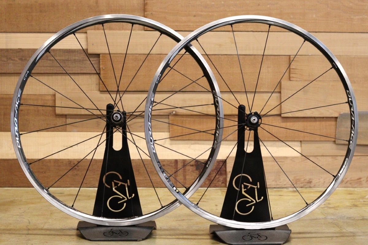 シマノ SHIMANO デュラーエース DURA-ACE WH-9000 C24 12/11S アルミ カーボンラッピング ホイールセット【立川店】
