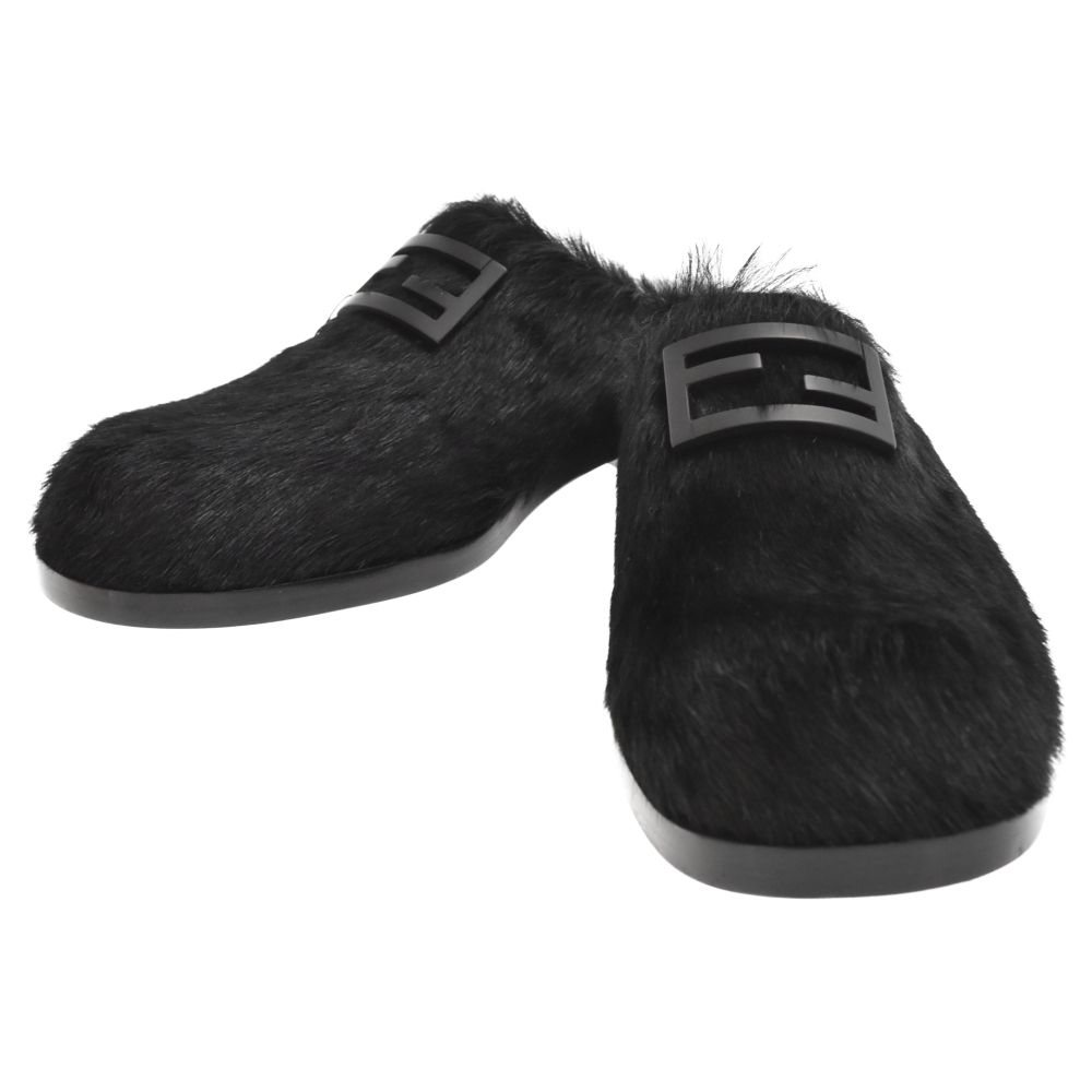 FENDI (フェンディ) Pony hair slippers 7D1436 ファー サンダル
