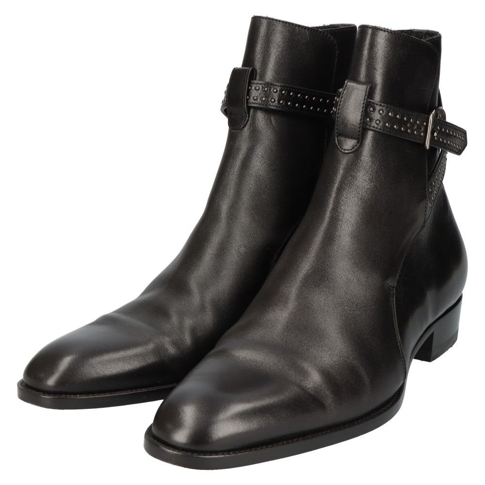 SAINT LAURENT PARIS (サンローランパリ) スタッズ装飾 レザー