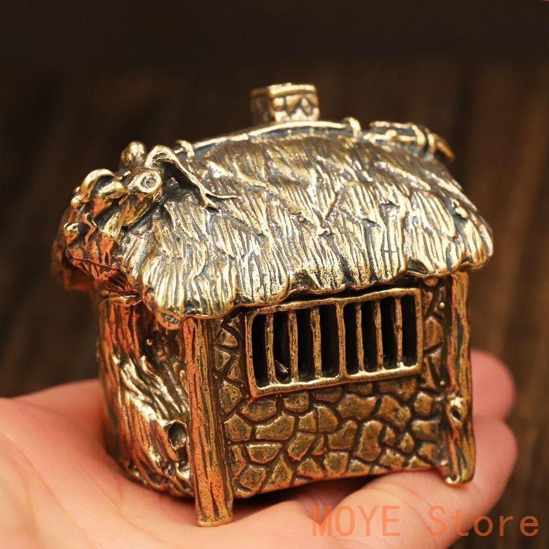 銅細工 白菜香炉 香挿 香炉 茶道 装飾品 工芸品 美術品 置物 銅細工 白菜香炉 香挿 香炉 茶道 装飾品 工芸品 美術品 置物