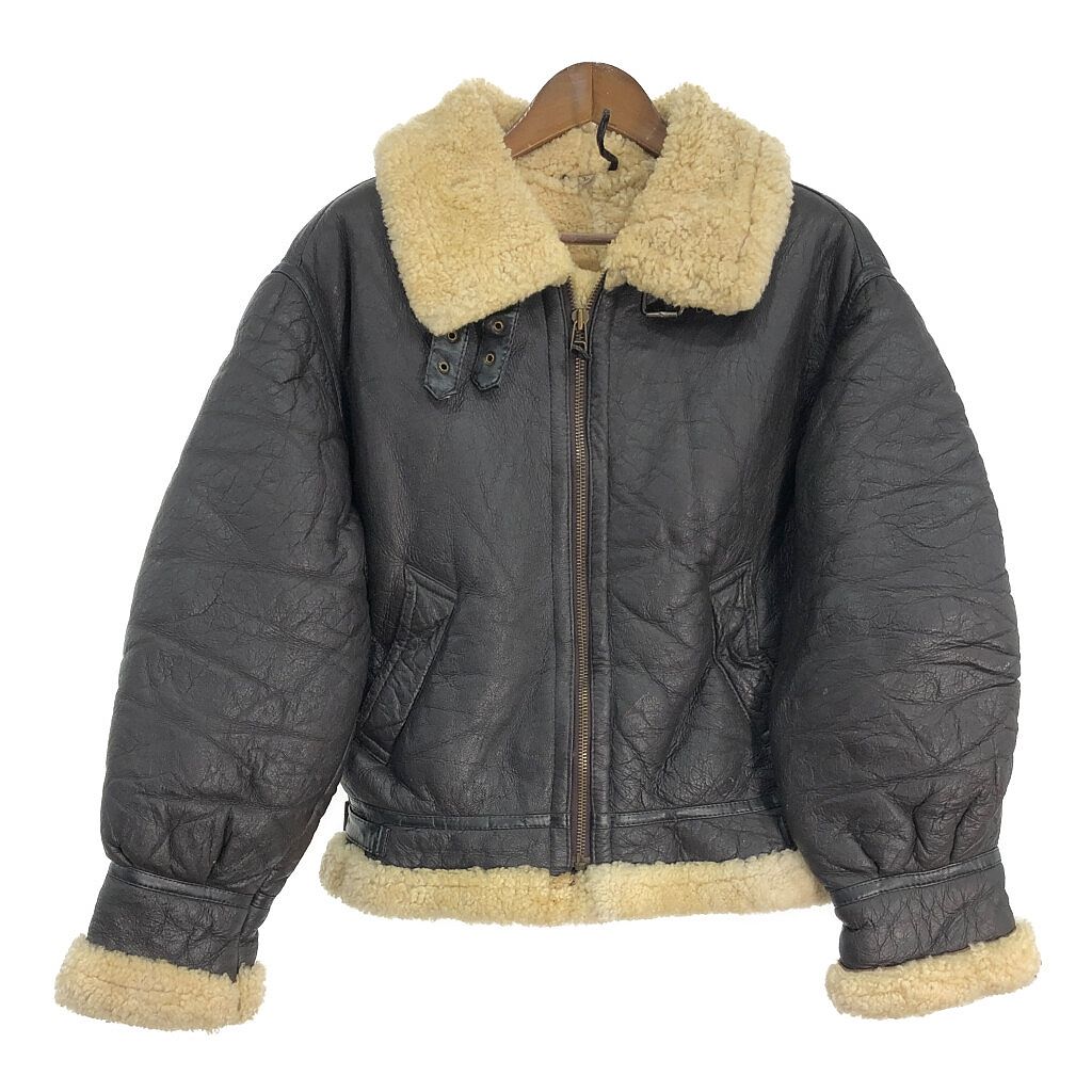 B-3 フライトジャケット シープスキン ムートンレザージャケット