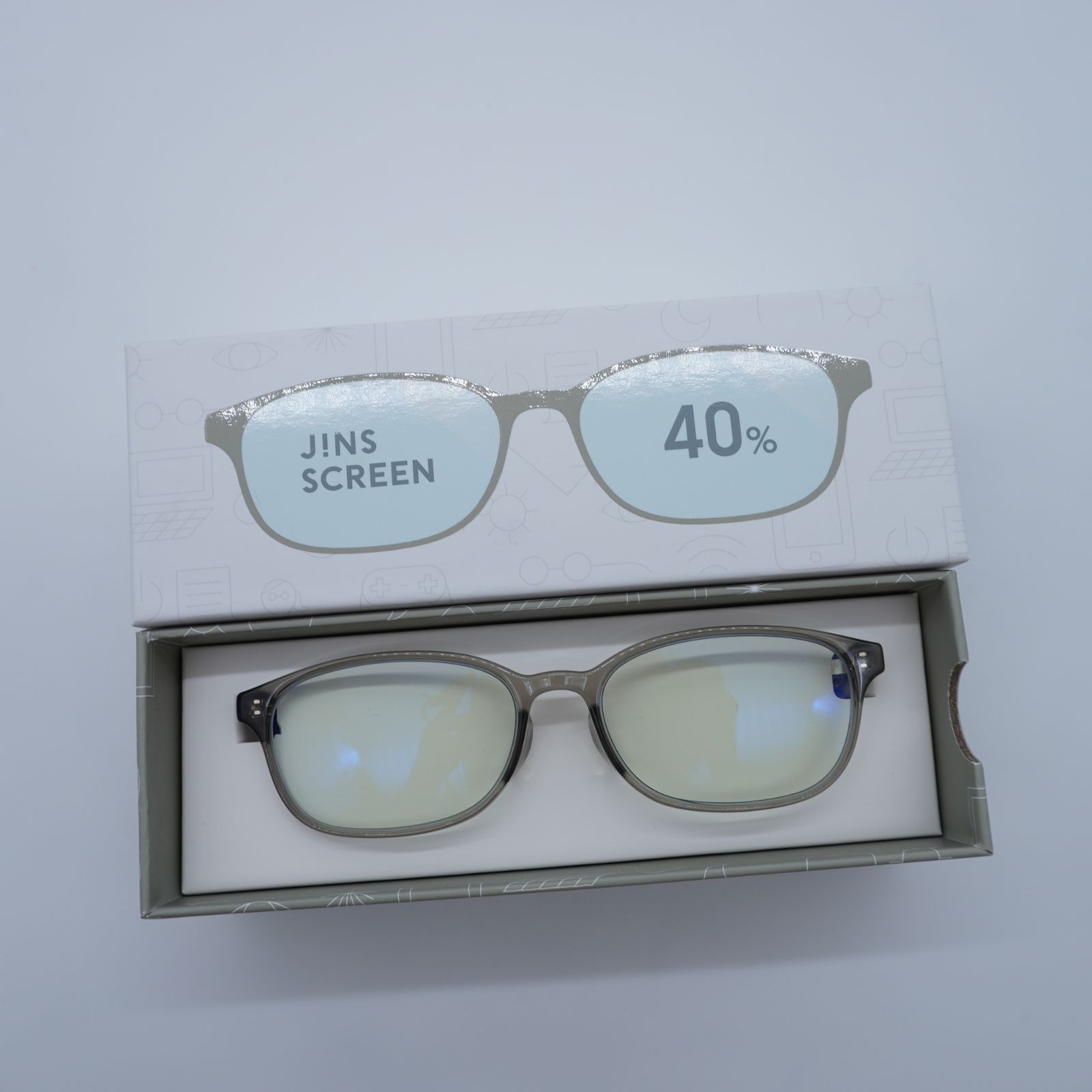 JINS Blue 近しい Light 40%cut ブルーライトカットサングラス