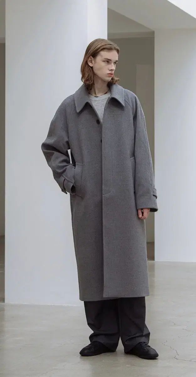 デコルソ ー バルマカーン ウール ロング コート KANDAIZUMI_COM