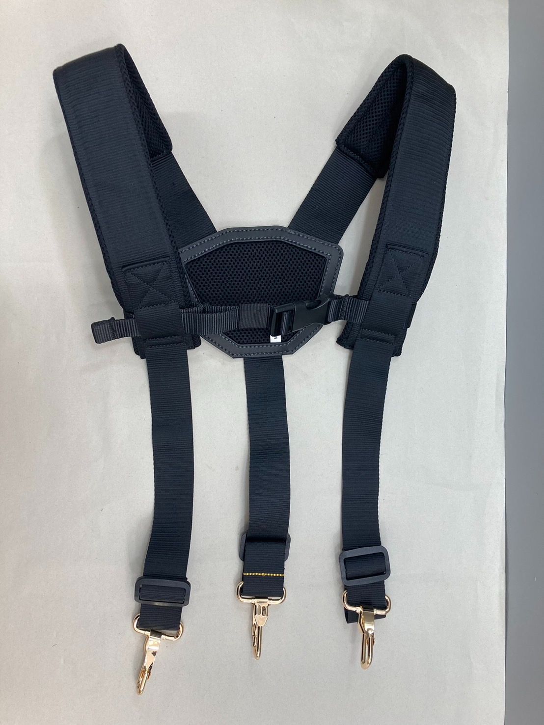 小牧店】フジ矢 サスペンダー 黒金 LIGHT PU LEATHER SERIES ASP