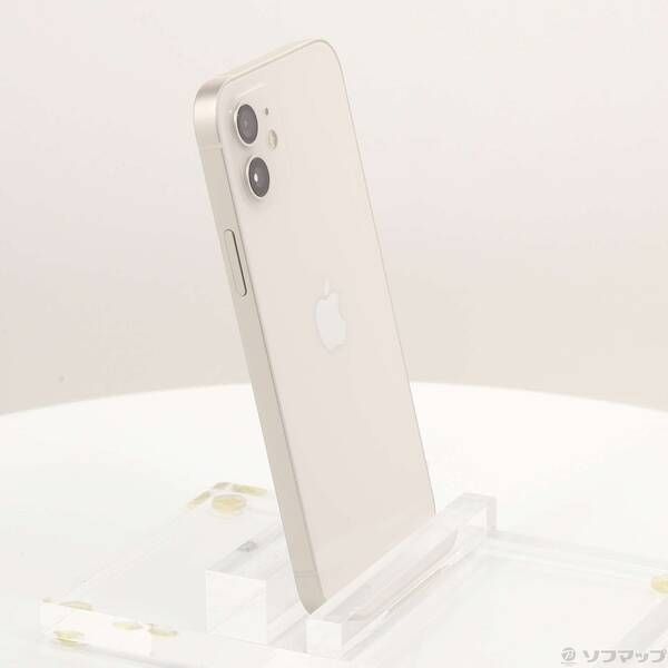 中古品〕 iPhone12 64GB ホワイト MGHP3J／A SIMフリー【297